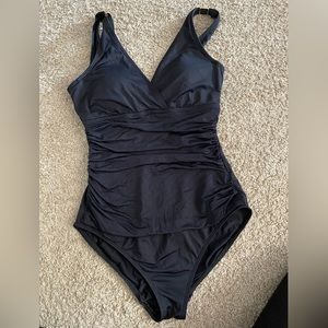 black one piece swimsuit